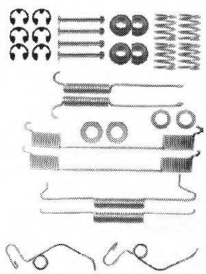 FERODO FBA32 Комплектуючі, гальмівна колодка