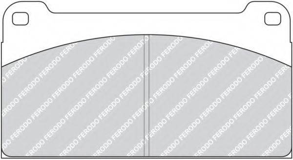 FERODO FCV959 Комплект гальмівних колодок, дискове гальмо