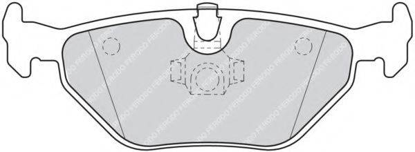 FERODO FDB1301 Комплект гальмівних колодок, дискове гальмо