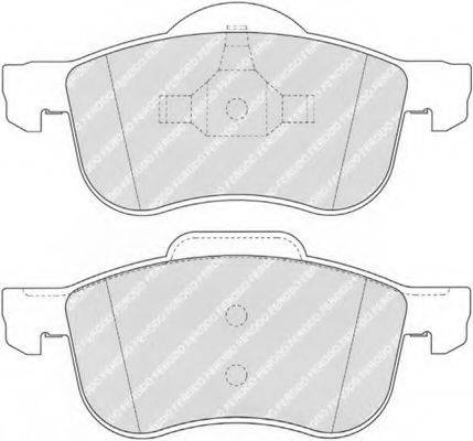 FERODO FDB1382 Комплект гальмівних колодок, дискове гальмо