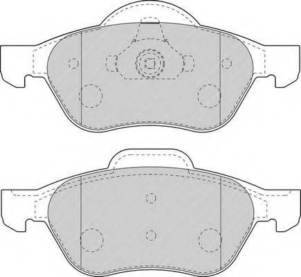 FERODO FDB1440 Комплект гальмівних колодок, дискове гальмо