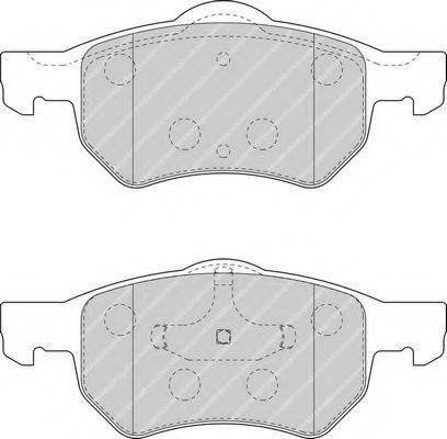 FERODO FDB1474 Комплект гальмівних колодок, дискове гальмо