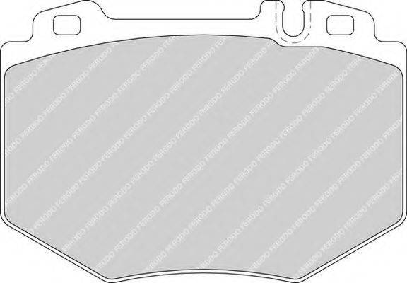 FERODO FDB1714 Комплект гальмівних колодок, дискове гальмо