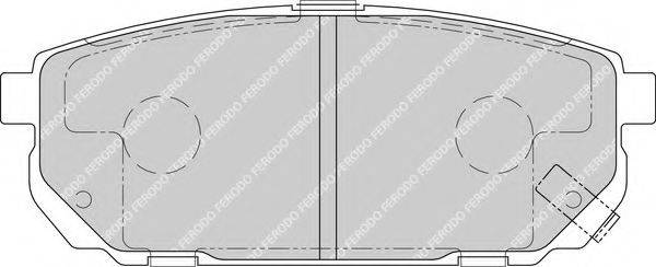 FERODO FDB1736 Комплект гальмівних колодок, дискове гальмо