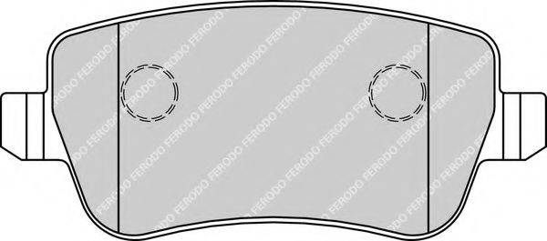FERODO FDB1797 Комплект гальмівних колодок, дискове гальмо
