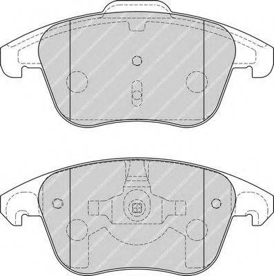 FERODO FDB1972 Комплект гальмівних колодок, дискове гальмо