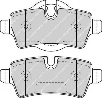 FERODO FDB1975 Комплект гальмівних колодок, дискове гальмо