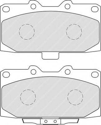 FERODO FDB1982 Комплект гальмівних колодок, дискове гальмо