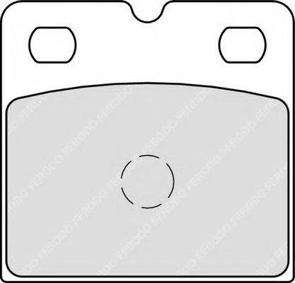 FERODO FDB1983 Комплект гальмівних колодок, дискове гальмо