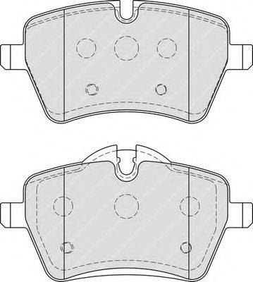 FERODO FDB4080 Комплект гальмівних колодок, дискове гальмо