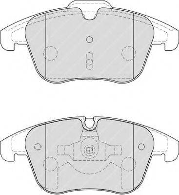 FERODO FDB4160 Комплект гальмівних колодок, дискове гальмо