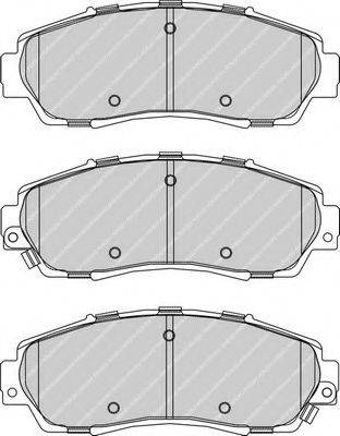 FERODO FDB4161 Комплект гальмівних колодок, дискове гальмо