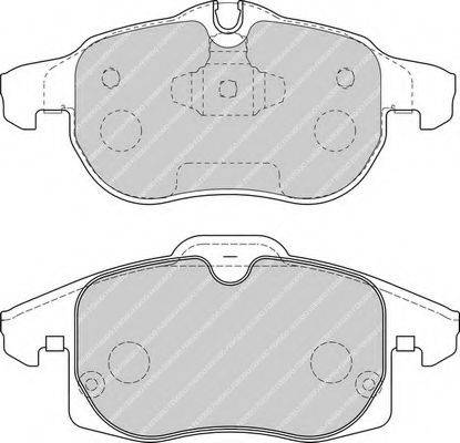 FERODO FDB4188 Комплект гальмівних колодок, дискове гальмо