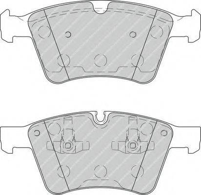 FERODO FDB4189 Комплект гальмівних колодок, дискове гальмо