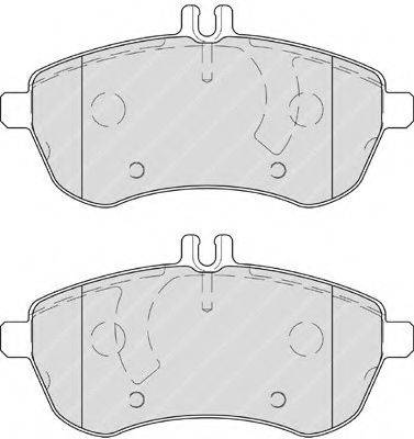 FERODO FDB4199 Комплект гальмівних колодок, дискове гальмо