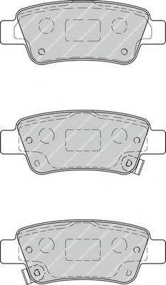 FERODO FDB4233 Комплект гальмівних колодок, дискове гальмо