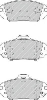 FERODO FDB4246 Комплект гальмівних колодок, дискове гальмо