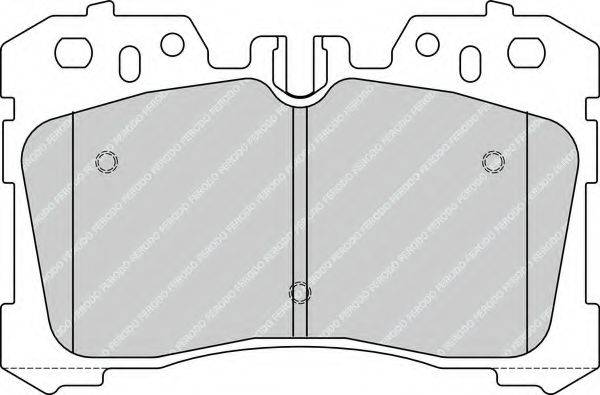 FERODO FDB4277 Комплект гальмівних колодок, дискове гальмо