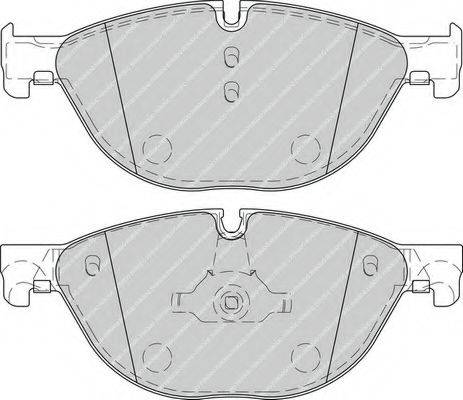FERODO FDB4285 Комплект гальмівних колодок, дискове гальмо