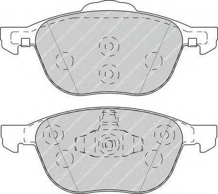 FERODO FDB4319 Комплект гальмівних колодок, дискове гальмо