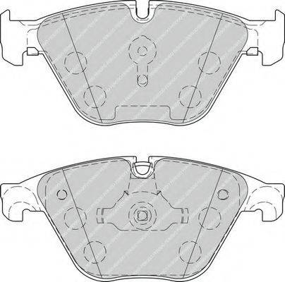 FERODO FDB4382 Комплект гальмівних колодок, дискове гальмо
