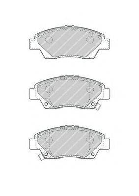 FERODO FDB4404 Комплект гальмівних колодок, дискове гальмо