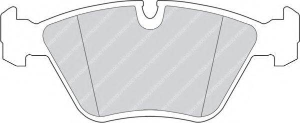 FERODO FDB577 Комплект гальмівних колодок, дискове гальмо