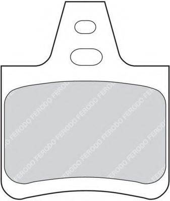 FERODO FDB615 Комплект гальмівних колодок, дискове гальмо