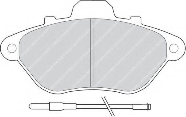 FERODO FDB623 Комплект гальмівних колодок, дискове гальмо