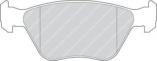 FERODO FDB685 Комплект гальмівних колодок, дискове гальмо