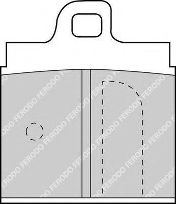 FERODO FDB92 Комплект гальмівних колодок, дискове гальмо