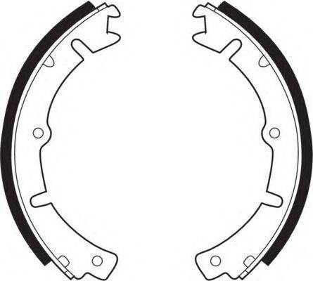FERODO FSB109 Комплект гальмівних колодок