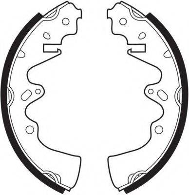 FERODO FSB189 Комплект гальмівних колодок