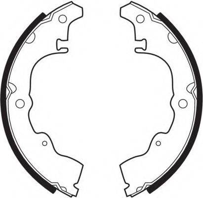 FERODO FSB205 Комплект гальмівних колодок