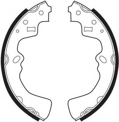 FERODO FSB275 Комплект гальмівних колодок