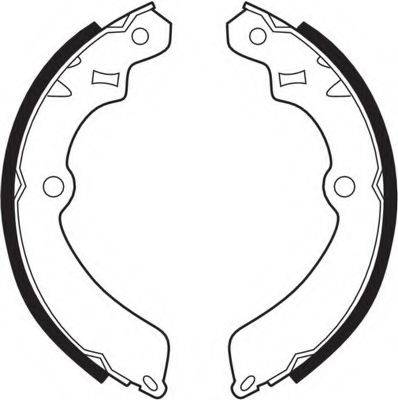FERODO FSB316 Комплект гальмівних колодок