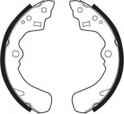 FERODO FSB341 Комплект гальмівних колодок