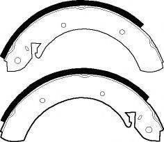 FERODO FSB361R Комплект гальмівних колодок