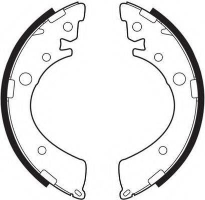 FERODO FSB402 Комплект гальмівних колодок