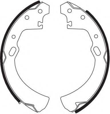 FERODO FSB551 Комплект гальмівних колодок
