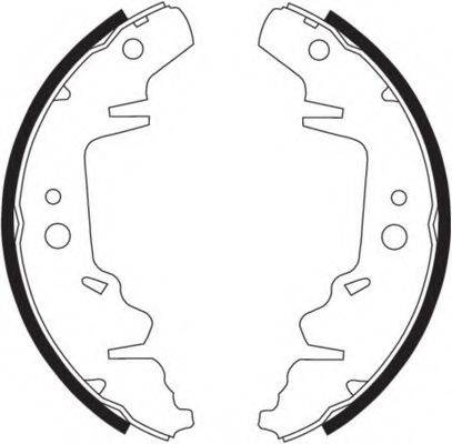 FERODO FSB568 Комплект гальмівних колодок