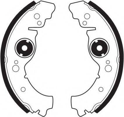 FERODO FSB60 Комплект гальмівних колодок