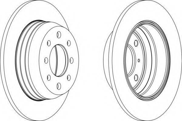 FERODO DDF002 гальмівний диск