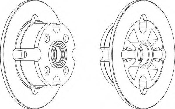 FERODO DDF018 гальмівний диск