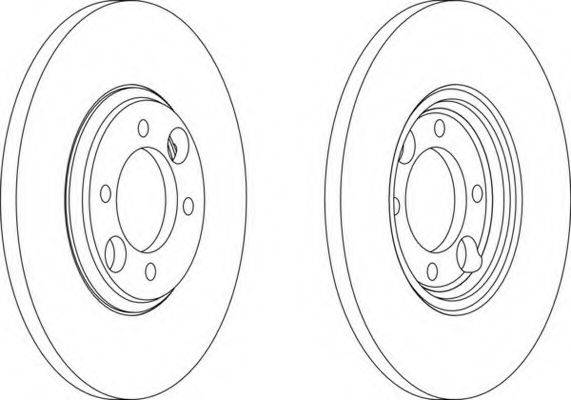 FERODO DDF034 гальмівний диск