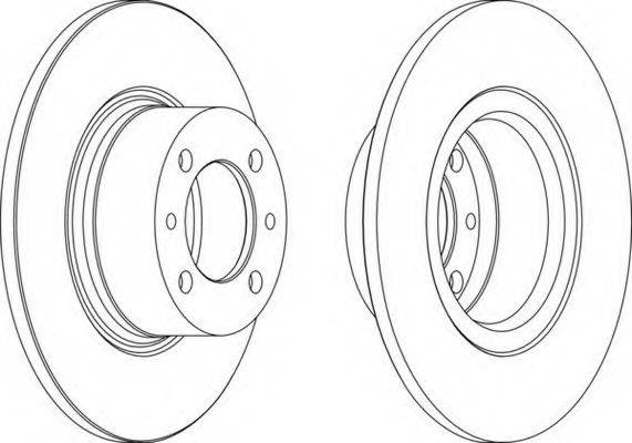 FERODO DDF035 гальмівний диск