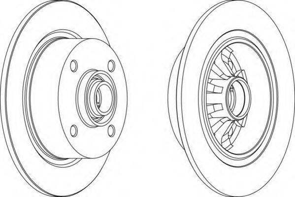 FERODO DDF043 гальмівний диск