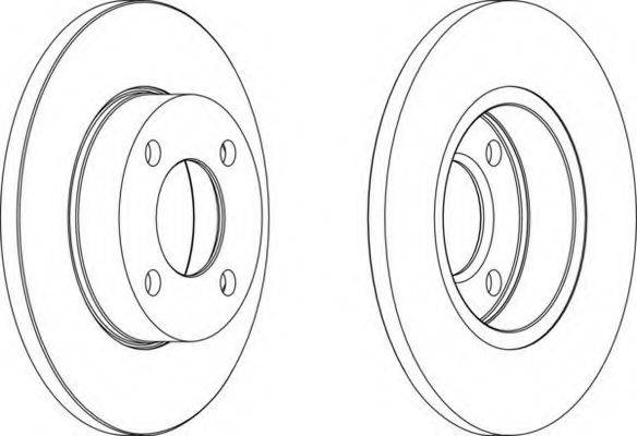 FERODO DDF048 гальмівний диск