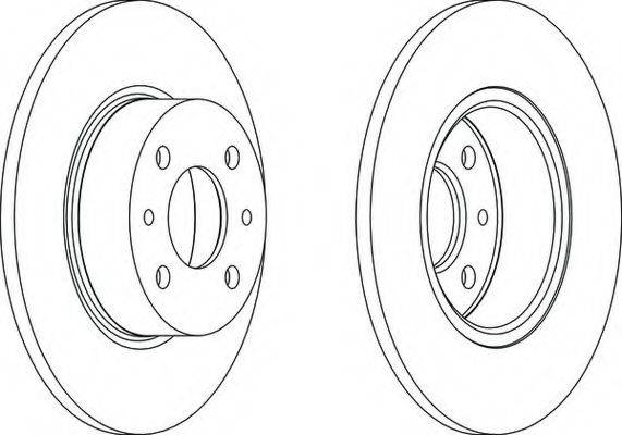 FERODO DDF066 гальмівний диск