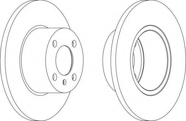 FERODO DDF075 гальмівний диск